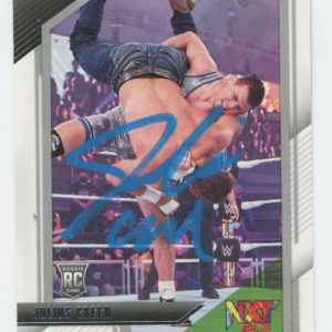 Julius Creed WWE Authentic Signed 2022 Panini NXT #97 Rookie Card BAS #BS86655