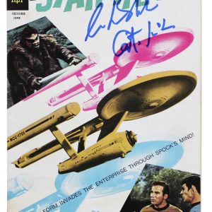 William Shatner "Captain Kirk" Signed 1969 Star Trek #4 Comic BAS Wit #3W387562