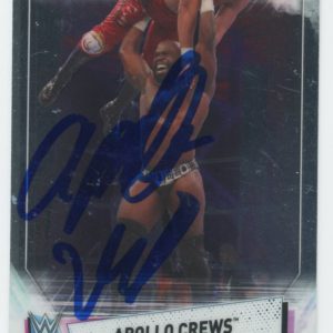 Apollo Crews WWE Authentic Signed 2021 Topps #48 Card Autographed BAS #BS86659