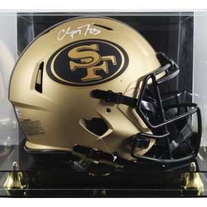 49ers Christian McCaffrey Signed Rave F/S Speed Proline Helmet W/ Case Fanatics