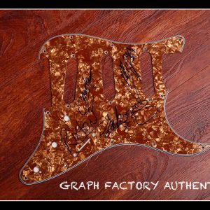 **GFA English Pop Group *RIXTON* Signed Electric Pickguard R4 COA**