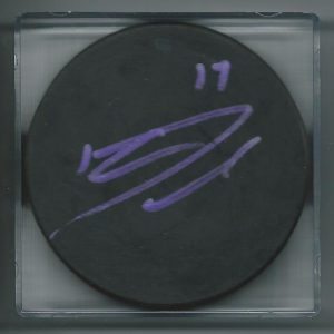 **GFA Los Angeles Kings *DWIGHT KING* Signed Blank Puck D1 COA**