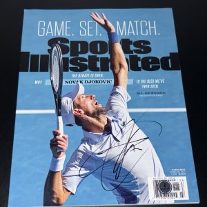 Novak Djokovic Signed Autograph Sports Illustrated Magazine Authentic Beckett