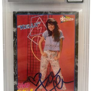 Tiffani Thiessen Signed Saved by the Bell 1992 Pacific Trading Card Beckett 10