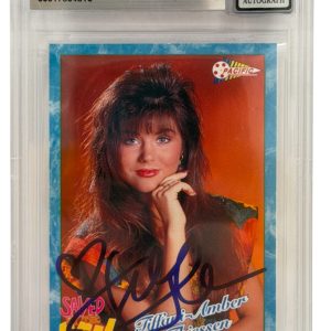 Tiffani Thiessen Signed Saved by the Bell 1992 Pacific Trading Card Beckett 10