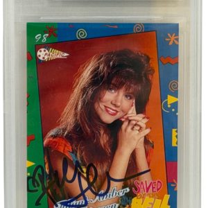 Tiffani Thiessen Signed Saved by the Bell 1992 Pacific Trading Card Beckett