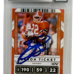Emmitt Smith Signed 2020 Panini Contenders Card Authentic Autograph Beckett 10