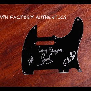 **GFA American Rock Band *THE SONICS* Signed Electric Tele Pickguard COA**