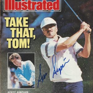 **GFA Sports Illustrated * SCOTT SIMPSON* Signed SI Magazine AD2 COA**