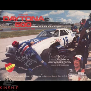 Richard Petty signed 1979 Daytona 500 Program JSA COA Rare NASCAR Auto E273