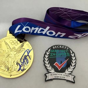 Usain Bolt Signed 2012 London Olympics Gold Medal Beckett BAS 1 COA