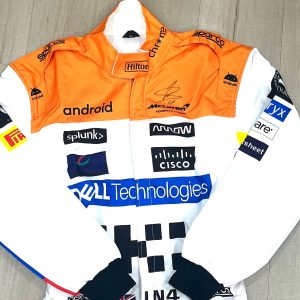 Lando Norris Hand Signed Replica F1 McLaren Racing Suit F1 Beckett BAS
