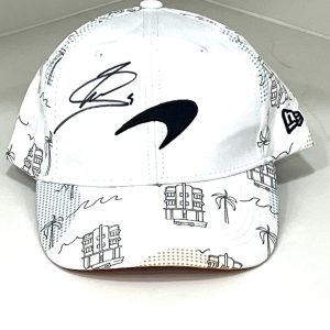 Lando Norris Hand Signed McLaren Racing Hat F1 Beckett BAS