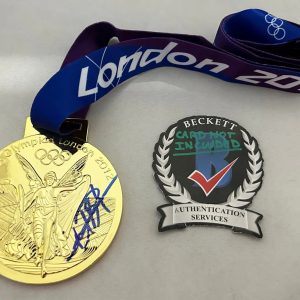 Usain Bolt Signed 2012 London Olympics Gold Medal Beckett BAS COA