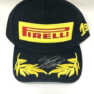Gabriel Bortoleto Signed Pirelli  Racing Hat F1 Brasil Formula 1 Beckett Cert 2