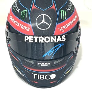 George Russell Signed Mercedes 1:2 Mini Helmet F1 Formula 1 Beckett Cert