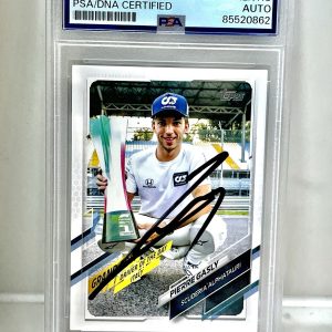 PIERRE GASLY SIGNED TOPPS ROOKIE CARD F1 FORMULA 1 PSA DNA