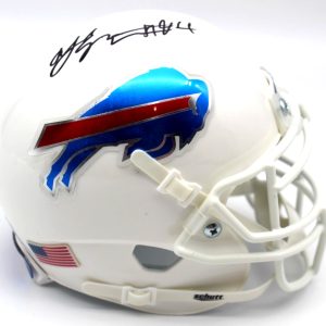 AJ Epenesa A.J. Buffalo Bills Signed Custom Mini Helmet w/Beckett COA BQ83808