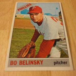 BO BELINSKY PHILLIES 1966 TOPPS #506 SP CARD RARE VINTAGE RARE