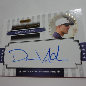 DAVID ADAMS NEW YORK YANKEES 2008 RAZOR EXCLUSIVE AUTOGRAPHED SIGNED RC CARD