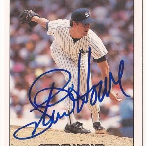 STEVE HOWE NEW YORK YANKEES SIGNED AUTOGRAPHED 1992 DONRUSS CARD #106 W/COA