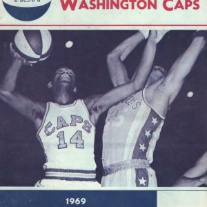 WASHINGTON CAPS 1969 RARE ABA PROGRAM ROLAND TAYLOR VINTAGE MINT