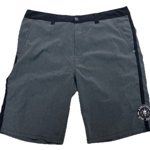 Affliction Gray Black Unlined Board Style Shorts Mens 38