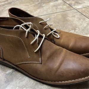 Steve Madden Hestonn 217 Chukka Casual Shoes Men's Sz 11 Brown Leather Lace Up