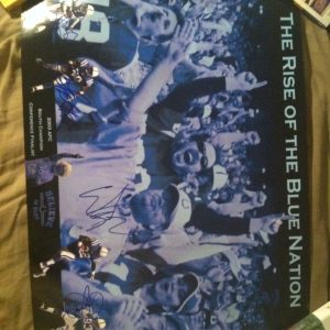 Wayne, Edge, Freeney And Thornton signed Indianapolis Colts Poster Autographed