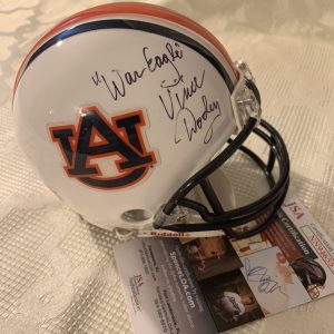 Vince Dooley Signed Mini Helmet Auburn Tigers JSA Authentication COA Autographed