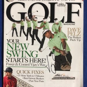 Vijay Singh Autographed Magazine Signed PGA Golf Autographed