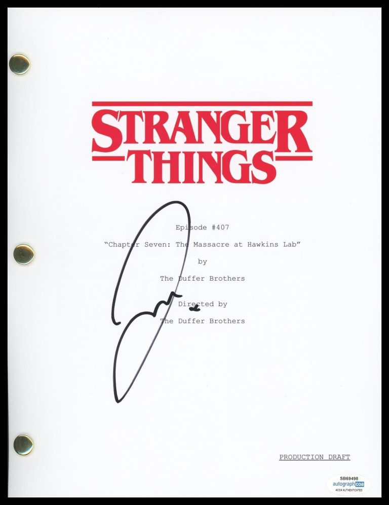 ストレンジャーシングス スティーブ auto サインstrangerthings ストレンジャーシングス スティーブ auto サインstrangerthings