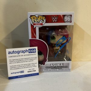 ASUKA WWE SIGNED AUTOGRAPH FUNKO POP FIGURE ACOA WRESTLING STAR