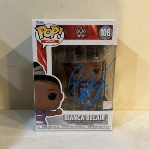 BIANCA BELAIR SIGNED AUTOGRAPH FUNKO POP FIGURE ACOA WWE STAR DIVA WRESTLER