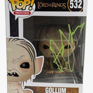 Andy Serkis The Lord of the Rings Signed Autograph Gollum Funko Pop Beckett COA