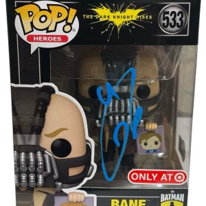 Tom Hardy Signed Bane Funko Pop The Dark Knight Rises Autograph Batman Beckett