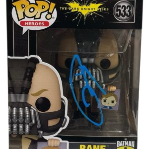 Tom Hardy Signed Bane Funko Pop The Dark Knight Rises Autograph Batman Beckett