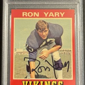 Ron Yary Signed Autographed 1974 Topps Card Minnesota Vikings PSA/DNA Slabbed