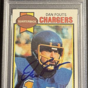 Dan Fouts Signed Auto 1979 Topps Card PSA/DNA Slabbed Los Angeles Chargers