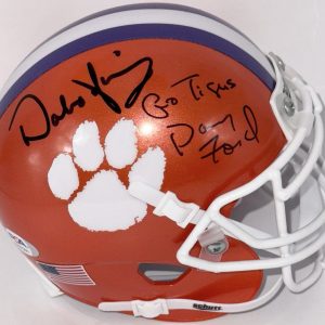 Dabo Swinney & Danny Ford Signed Clemson Tigers Mini Helmet PSA/DNA COA Champs