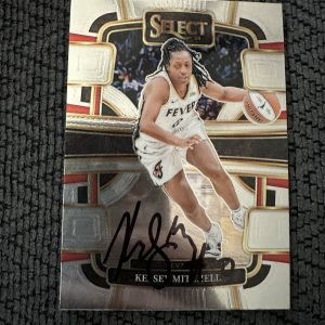Signed Trading Card Car Indiana Fever Kelsey Mitchell Autographed
