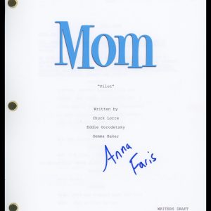 Anna Faris "Mom" AUTOGRAPH Signed 'Christy' Complete Pilot Episode Script ACOA