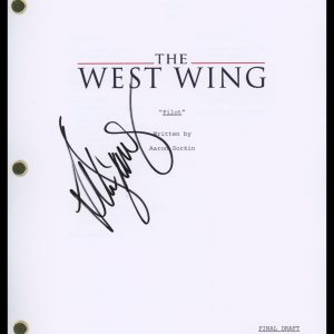 Allison Janney "The West Wing" AUTOGRAPH Signed 'C.J.' Pilot Episode Script ACOA