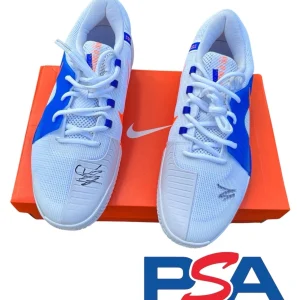Jannik Sinner Signed Autographed Nike Zoom GP Challenge Tennis Shoes PSA AUTO
