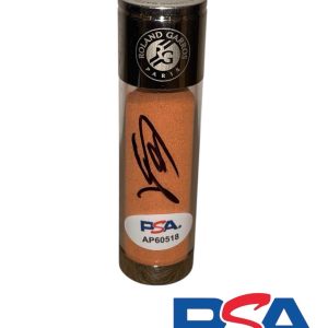 Lorenzo Sonego Signed Roland Garros Paris French Open Match Used Clay PSA AUTO