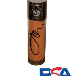 Lorenzo Musetti Signed Roland Garros Paris French Open Match Used Clay PSA AUTO