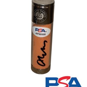 Daniil Medvedev Signed Roland Garros Paris French Open Match Used Clay PSA AUTO