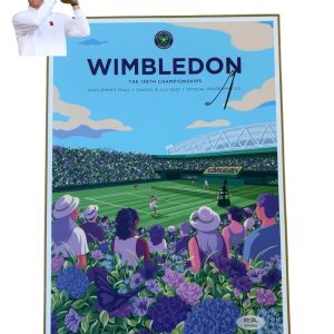 Jannik Sinner Signed Official 2025 Wimbledon CHAMPION Final Program PSA AUTO