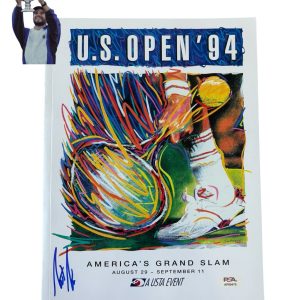Andre Agassi Signed Autographed Official 1994 US OPEN CHAMPION Program PSA AUTO