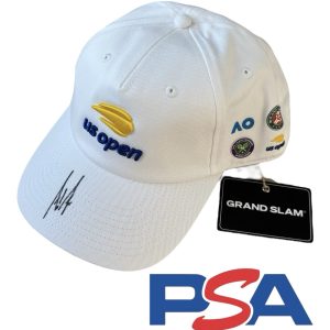 Andre Agassi Signed US OPEN Grand Slam Limited Edition Tennis Hat Cap PSA AUTO